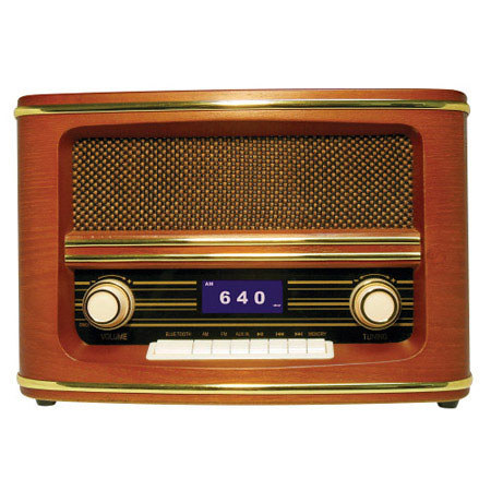 Wolverine Retro Style Bluetooth Speaker with AM/FM Radio