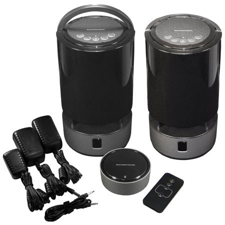 Wolverine WIOS Wireless Stereo Outdoor-Indoor Portable Two Speaker System