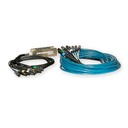 Whirlwind 50' Box to Fanout Drumdrop Multipair Snake Cable