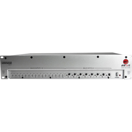 Whirlwind ES4 Digital Snake Receiver for Dante, 16 Line Outputs, 8 Line Input