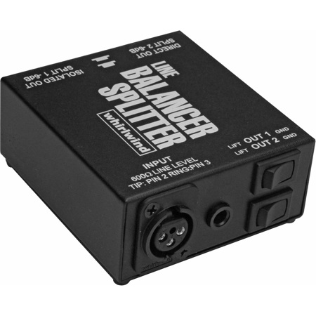 Whirlwind LBS 1x2 Line Balancer and Splitter
