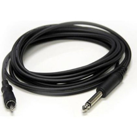 Whirlwind 6' 1/4" TS Male to RCA Male Adapter Cable