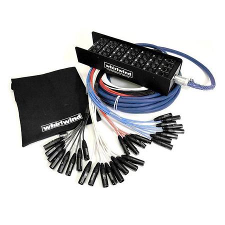 Whirlwind 150' Box to Fan Medusa Elite Snake Cable, 20 XLR Inputs, No Returns
