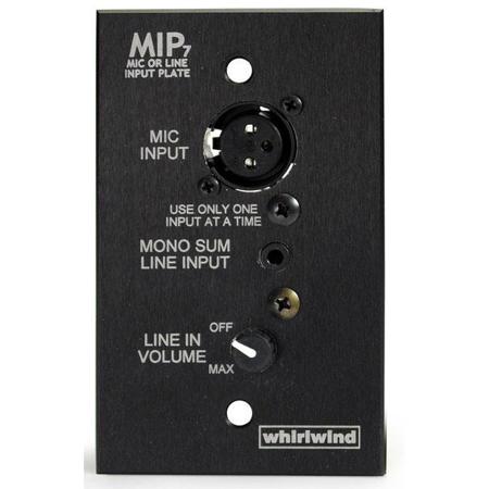 Whirlwind MIP7 Media Input Plate, Black