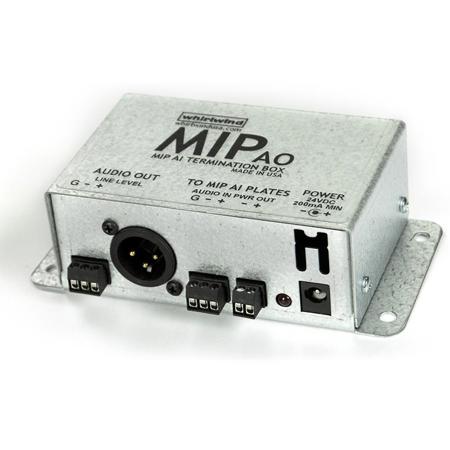 Whirlwind MIPAO Termination Box, Direct Audio Output with Power Supply