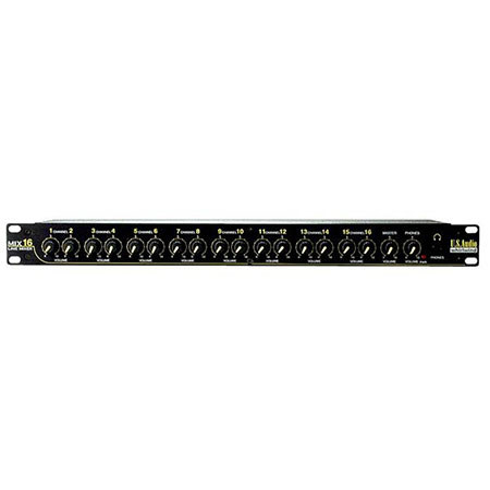 Whirlwind 16 Channel Mono Line Level Mixer, 20Hz-20kHz Frequency Response, 100 Ohms Output Impedance