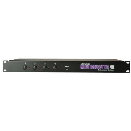 Whirlwind MultiSelector 4-Channel Bidirectional Instrument/Amplifier Switcher
