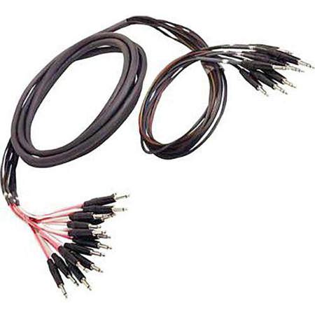 Whirlwind 25' 8 1/4" TRS Male to 4 XLR Male and 4 XLR Female Insert Snake Cable