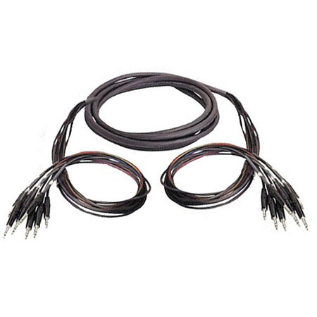 Whirlwind 50' Dual Insert 8 1/4" TS Male Canare Snake Cable with SnakeSkin