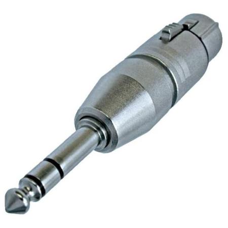 Whirlwind XLR Female to 1/4" TRS Male Neutrik Adapter, Not Wired