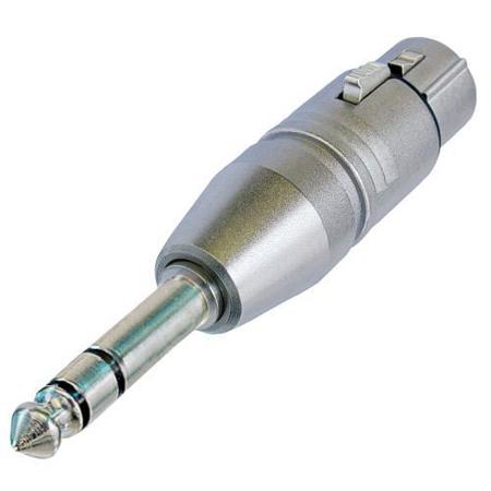 Whirlwind XLR Female to 1/4" TRS Male Pin 2 = Tip Neutrik Adapter, Wired