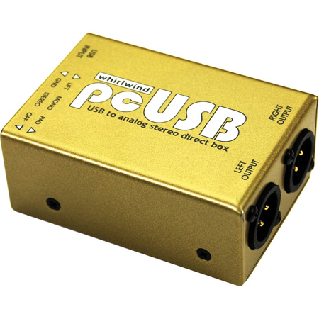 Whirlwind pcUSB Computer Audio USB Interface
