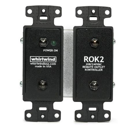 Whirlwind Power Link 240VAC Remote Outlet Controller, Dual Decora Module