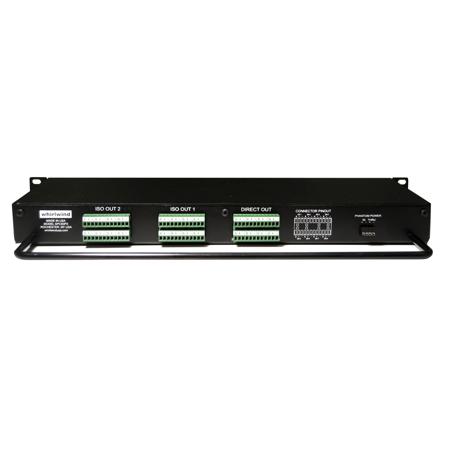 Whirlwind 8-Ch Splitter with Blocks Phantom Power, XLR Inputs, Phoenix Outputs