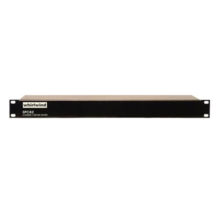 Whirlwind 8-Ch Mic Splitter with Direct & Isolated Outs, XLR In, Phoenix Outs