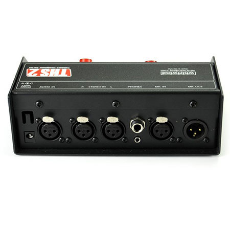 Whirlwind THS Announcer Box with 2 Mic Control Buttons & Latching Mic Switch