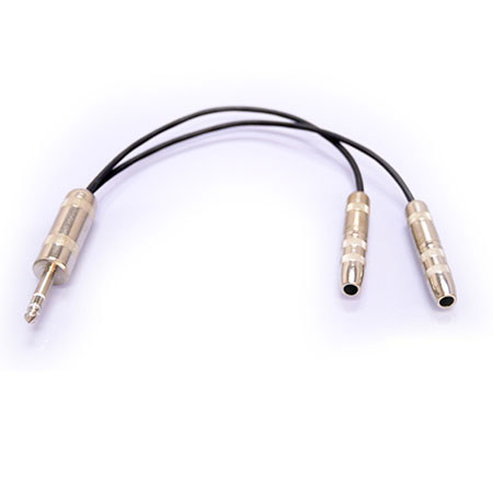 Whirlwind 1.5' 1/4" TRS Male to 2 1/4" TRS Female Y Adapter Cable