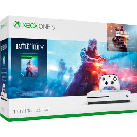 Xbox One S Battlefield V Bundle, White