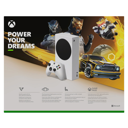  Xbox Series S Fortnite and Rocket League Bundle - Includes Xbox  Wireless Controller - Includes Fortnite & Rocket League Downloads - 10GB  RAM 512GB SSD - Up to 120 frames per