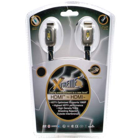 Xtreme Cables 3ft HDMI Male-HDMI Male Performance Cable