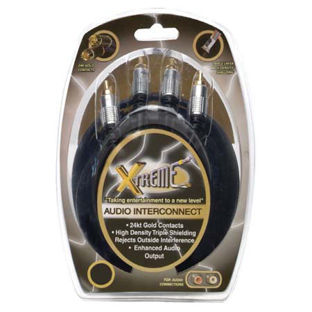 Xtreme Cables 6ft RCA to RCA Audio Performance Cable