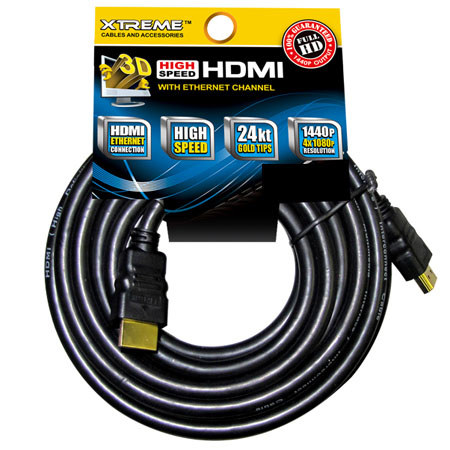 Xtreme Cables 100ft High Speed HDMI Cable with Ethernet