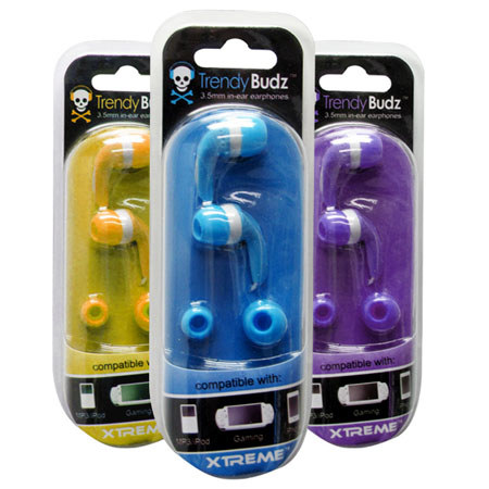 Xtreme Cables Trendy Budz 3.5mm (0.13") Earbuds
