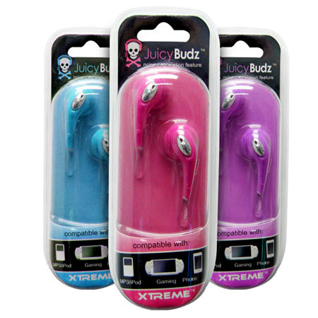 Xtreme Cables Juicy Budz 3.5mm/0.13" Earbuds Earphones