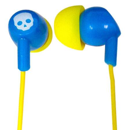 Xtreme Cables Blue/Yellow Earbuds with Mic