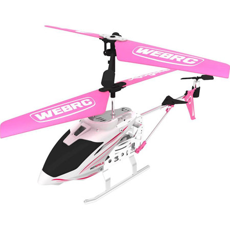 XDrone Iron Eagle Royals 2-Channel Helicopter with IR Remote Control, Pink