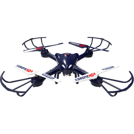 XDrone HD 2 Quadcopter with Built-In Camera and Remote Control, Black
