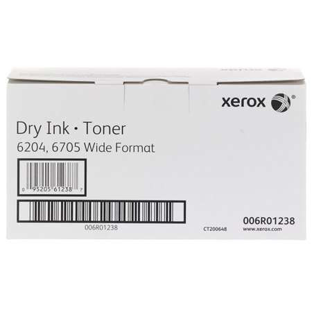 Xerox Black Laser Toner Cartridge for 6204 Wide Format Printer, 14300 Page Yield