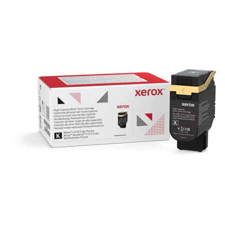 Xerox Genuine Toner Cartridge for C410/C415 Color Printer Black High Capacity