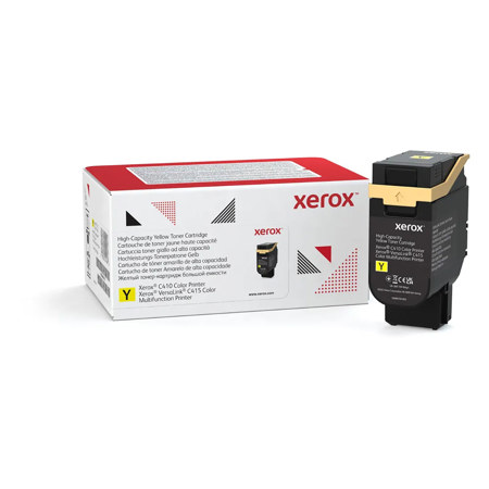 Xerox Genuine Toner Cartridge for C410/C415 Color Printer Yellow High Capacity