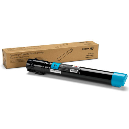 Xerox 106R01436 Cyan Toner Cartridge, 17800 Pages Yield
