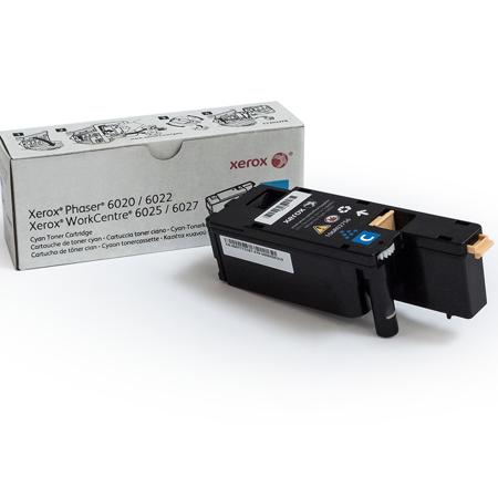 Xerox Cyan Toner Cartridge for Select WorkCentre and Phaser Printers, 1000 Pages