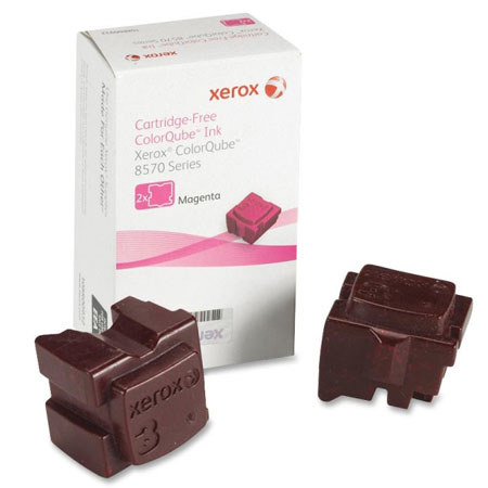 Xerox 108R00927 Magenta ColorQube Ink, 2Sticks,4400Page
