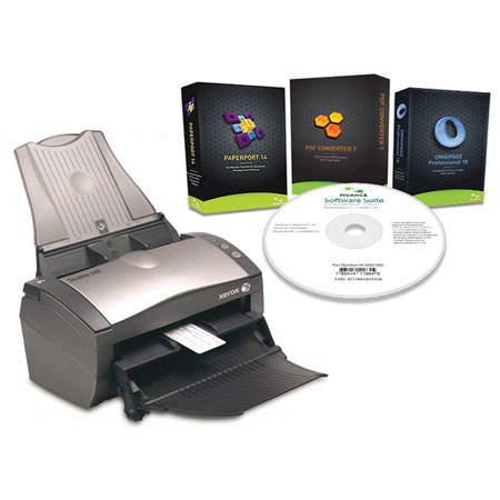Xerox DocuMate 3460, 8.5" x 38"Document Scanner,Kit with Nuance Software Bundle