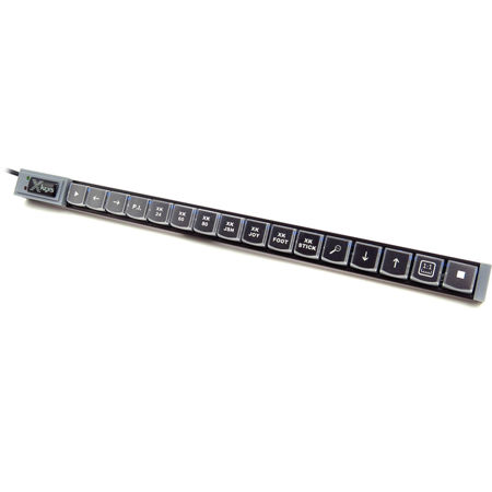 XK-16 USB Stick with 16 Programmable Keys, Blue Backlighting