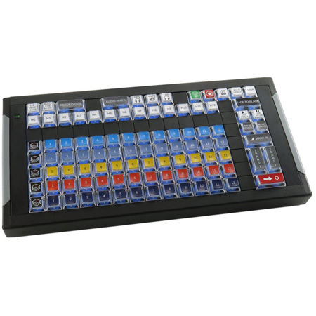 X-Keys 99-Keys USB Wirecast Control Surface, Blue and Red Backlighting
