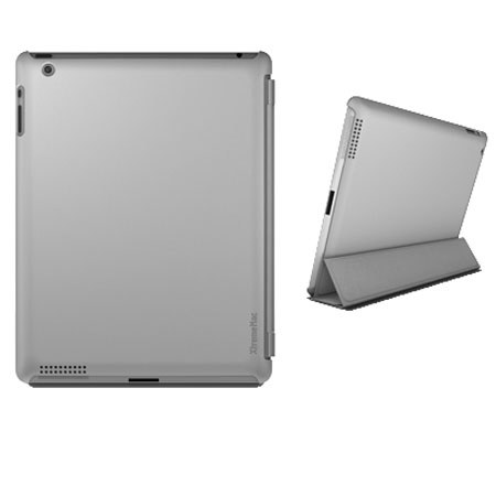 XtremeMac Microshield Soft Case for iPad 3 & iPad 4, Light Gray