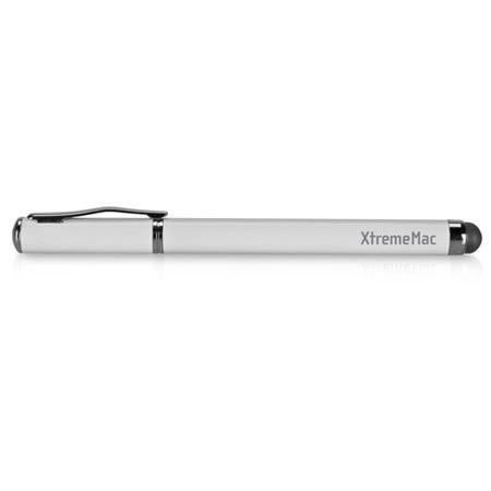 XtremeMac 2n1 Stylus Pen for Touch Screen Devices, White