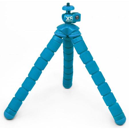 XSories Bendy Monochrome Flexible Tripod with Ball Head, Blue