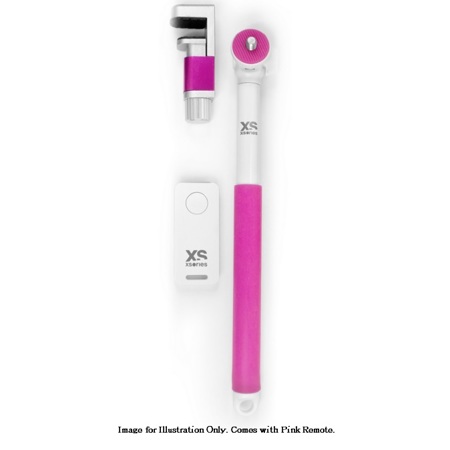 XSories Me-Shot Deluxe 2.0 Extension Pole with Remote (Pink),White & Pink