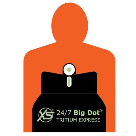 XS Sights DXT Big Dot Sight Set for CZ P-07, P-09, Tritium Front & Tritium Rear
