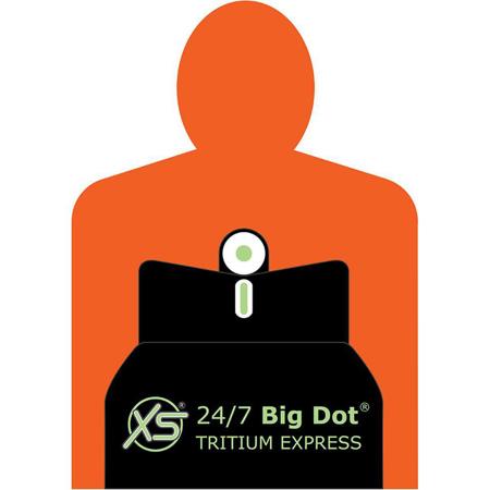 XS Sights 24/7 Big Dot Tritium Set for Colt Enhanced 1911 Pistol, 5" Barrel