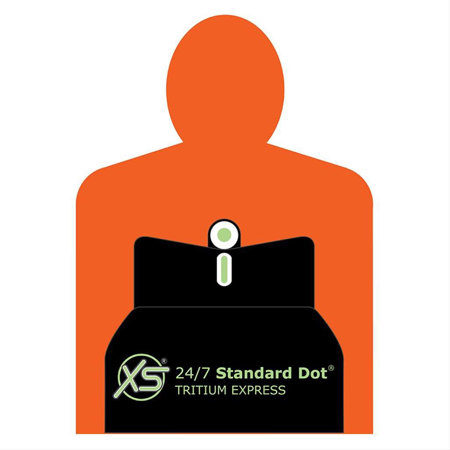 XS Sights Commander & Compact Size 24/7 Standard Dot Tritium Set for STI Pistols