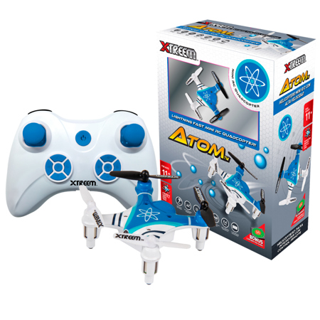 XTREEM Swann Atom Lightning Fast Mini RC Quadcopter XCTOY ATOMQC GL