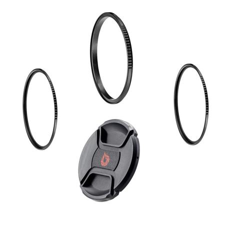 XUME 82mm Lens Thread to XUME Filter Holder Bundle, Adapter, 2 Holders, Cap