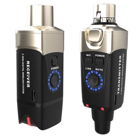 XVIVE U3 2.4GHz Dynamic Wireless Microphone System, Includes XLR Transmitter and XLR Receiver, Black